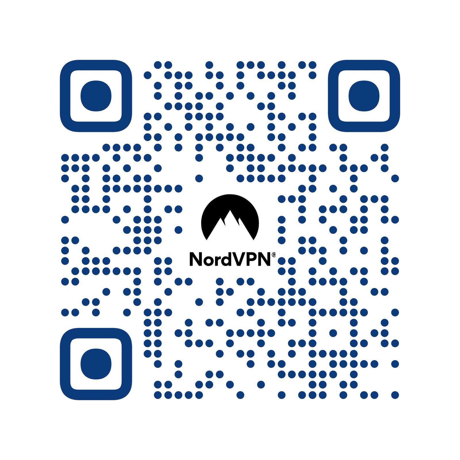 Scan to open NordVPN with tracking