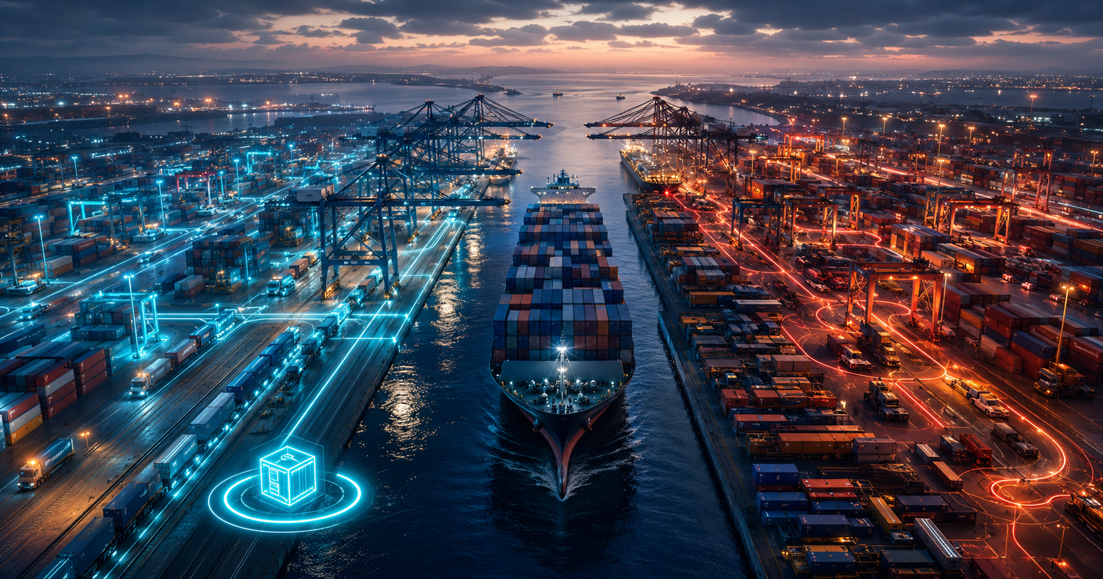 Port Asymmetry: A Ship Can Arrive on Time While Inventory Arrives Late
